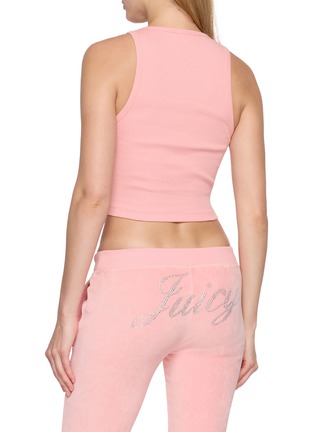 背面 - 点击放大 - SPORTY & RICH - x Juicy Couture Crown Ribbed Tank Top
