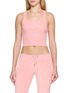 首图 - 点击放大 - SPORTY & RICH - x Juicy Couture Crown Ribbed Tank Top