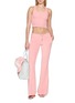 模特儿示范图 - 点击放大 - SPORTY & RICH - x Juicy Couture Crown Ribbed Tank Top