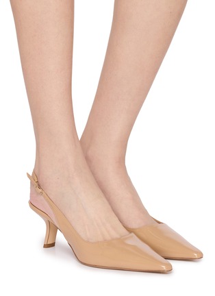 模特儿示范图 - 点击放大 - SAM EDELMAN - 60 BIANKA 皮革绕带高跟鞋