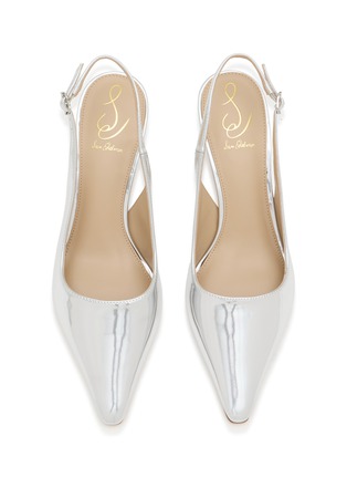 细节 - 点击放大 - SAM EDELMAN - Bianka 60 Leather Slingback Pumps