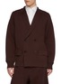 首图 - 点击放大 - SACAI - Double Breasted Cotton Cashmere Knit Blazer