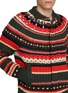  - SACAI - Fairisle Pattern Knit Jacket