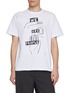 首图 - 点击放大 - SACAI - Geoff Graphic Crewneck Cotton Jersey T-Shirt