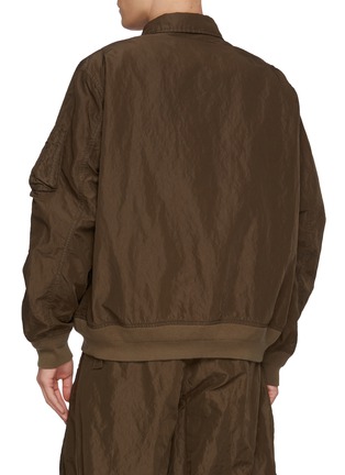 背面 - 点击放大 - SACAI - Crinkled Treated Bomber Jacket