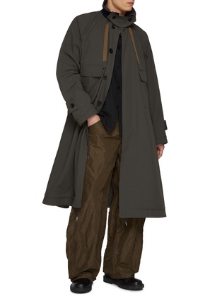模特儿示范图 - 点击放大 - SACAI - Oversized Trench Coat