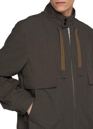  - SACAI - Drawstring Zip Up Weather Cloth Jacket