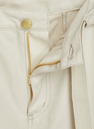  - SACAI - X Carhartt WIP Curved Leg Belted Cotton Duck Pants