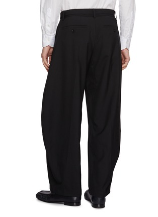 背面 - 点击放大 - SACAI - Belted Pleated Curved Leg Wool Blend Pants