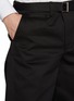  - SACAI - Belted Wide Leg Cropped Cotton Chino Pants