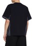 背面 - 点击放大 - SACAI - Hybrid Panelled Denim Pocket Cotton T-Shirt
