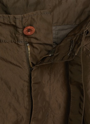  - SACAI - Belted Curved Leg Treated Crinkled Nylon Pants