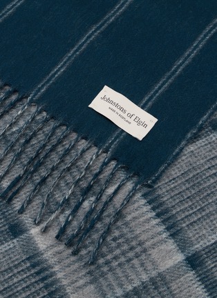 细节 - 点击放大 - JOHNSTONS OF ELGIN - Reversible Cashmere Scarf