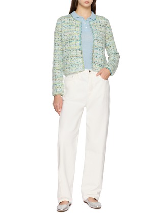 模特儿示范图 - 点击放大 - CRUSH COLLECTION - 粗花呢钩边夹克