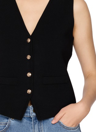  - CRUSH COLLECTION - V 领单排扣西装马甲