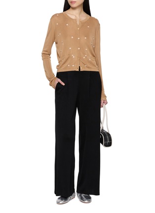 模特儿示范图 - 点击放大 - CRUSH COLLECTION - 垂坠阔腿裤