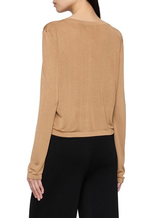 背面 - 点击放大 - CRUSH COLLECTION - 雏菊刺绣开衫