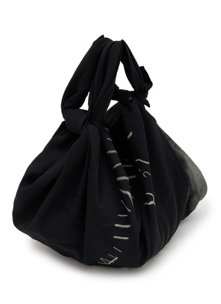 细节 - 点击放大 - Y'S - Mini Wool Gabardine Furoshiki Bag