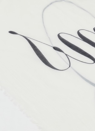 细节 - 点击放大 - ANN DEMEULEMEESTER - Vesta Square Scarf