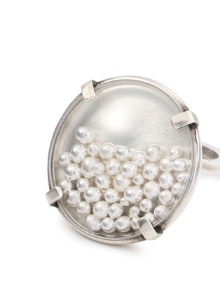 细节 - 点击放大 - ANN DEMEULEMEESTER - Mena Medallion Sterling Silver Ring