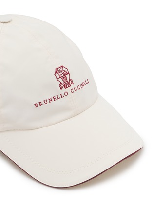 细节 - 点击放大 - BRUNELLO CUCINELLI - Logo Embroidery Baseball Cap