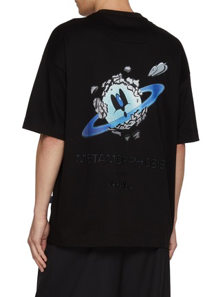 背面 - 点击放大 - JUUN.J - Koichi Yairi Planet Print Cotton T-Shirt