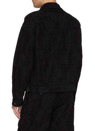 背面 - 点击放大 - THE VIRIDI-ANNE - Embroidered Stripe Jacket