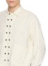  - THE VIRIDI-ANNE - Embroidered Double Row Button Cotton Linen Shirt
