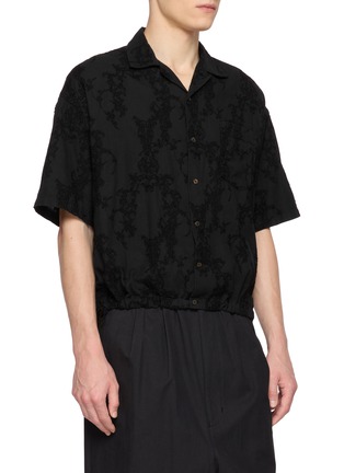 细节 - 点击放大 - THE VIRIDI-ANNE - Embroidered Cotton Linen Shirt