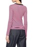 背面 - 点击放大 - LA FETICHE - Jackie Raye Long Sleeve Striped Cotton Top