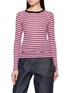 首图 - 点击放大 - LA FETICHE - Jackie Raye Long Sleeve Striped Cotton Top