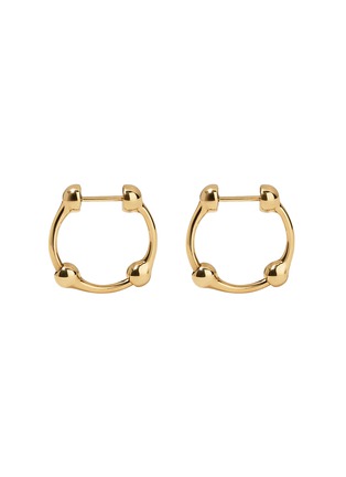 细节 - 点击放大 - SARAH EISMAN STUDIO - Chain Lith 18K Gold Earrings