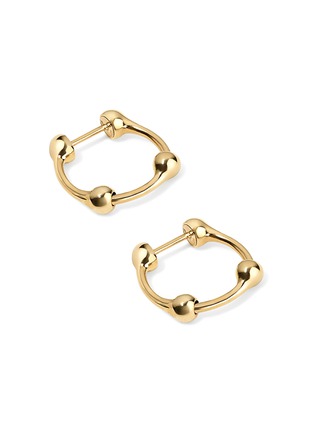  - SARAH EISMAN STUDIO - Chain Lith 18K Gold Earrings