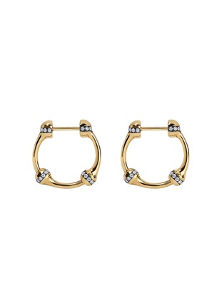 细节 - 点击放大 - SARAH EISMAN STUDIO - Chain Lith 18K Gold Diamond Earrings