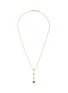 首图 - 点击放大 - SARAH EISMAN STUDIO - Pod 18K Gold Diamond Moonstone Smoky Quartz Drop Pendant Necklace