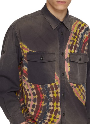  - KHOKI - Circular Tie Dyed Cotton Shirt