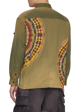 背面 - 点击放大 - KHOKI - Circular Tie Dyed Cotton Shirt