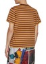 背面 - 点击放大 - KHOKI - Cotton Embroidered Striped T-shirt