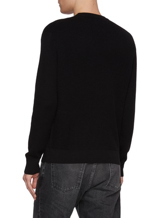 背面 - 点击放大 - STUDIO NICHOLSON - X Aaron Levine Portland Waffle Knit Cashmere Wool Sweater
