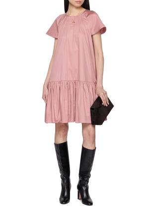 模特儿示范图 - 点击放大 - JOSEPH - AZI 褶裥连衣裙