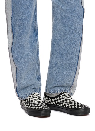 模特儿示范图 - 点击放大 - VANS - LX Authentic 44 EK Punk Check Men's Sneakers