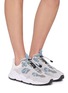 模特儿示范图 - 点击放大 - FLOWER MOUNTAIN - Tiger Hill Uni Women's Lace Up Sneakers
