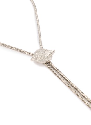 细节 - 点击放大 - TOGA VIRILIS ACCESSORIES - Metal Concho Loop Tie