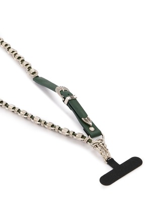 细节 - 点击放大 - TOGA VIRILIS ACCESSORIES - Ring Metal Phone Strap