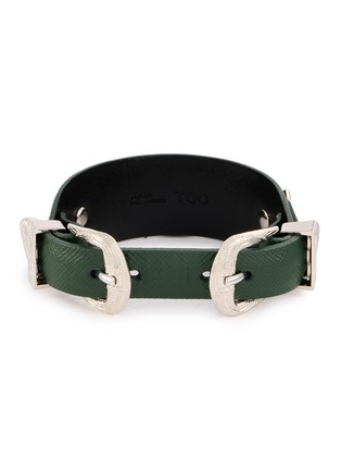 细节 - 点击放大 - TOGA VIRILIS ACCESSORIES - Double Buckle Concho Bangle