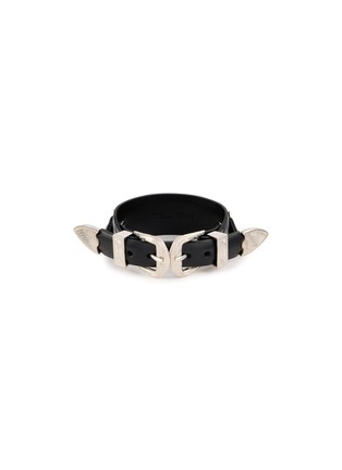 细节 - 点击放大 - TOGA VIRILIS ACCESSORIES - Double Buckle Concho Bangle