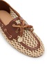 细节 - 点击放大 - ANCIENT GREEK SANDALS - Pliaria Net Leather Boat Shoes