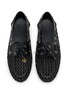细节 - 点击放大 - ANCIENT GREEK SANDALS - Pliaria Net Leather Boat Shoes