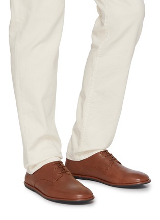 模特儿示范图 - 点击放大 - OFFICINE CREATIVE - Mienne 006 Leather Derby Shoes