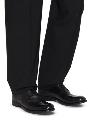 模特儿示范图 - 点击放大 - OFFICINE CREATIVE - Charonicle 153 Leather Derby Shoes